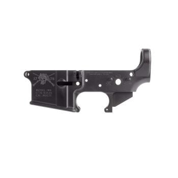 Sons of Liberty Gun Works Forged Stripped Lower Receiver, Angry Patriot