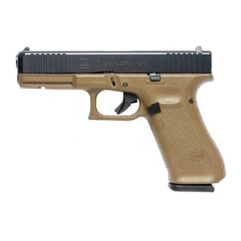 Glock 17 Gen 5 4.49" 17-Round 9mm Pistol, FDE