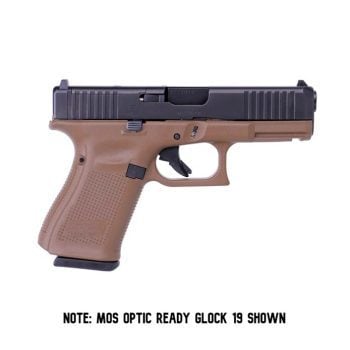 Glock 19 Gen 5 4.02" 15-Round 9mm Pistol, FDE
