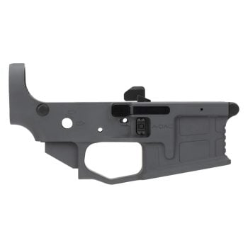 Radian Weapons AX556 ADAC Billet Stripped Lower Receiver, Radian Gray