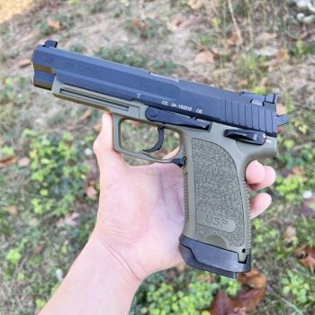 Heckler & Koch HK USP 9 Expert w/ Jet Funnel - OD Green Frame, 1 of 100