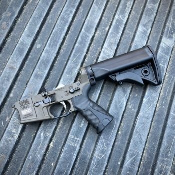 LWRC IC Forged Complete Ambidextrous Lower Receiver, Patriot Brown