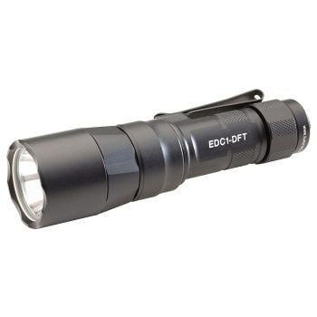 Surefire EDC1 Dual Fuel Turbo Compact Handheld Light, Black