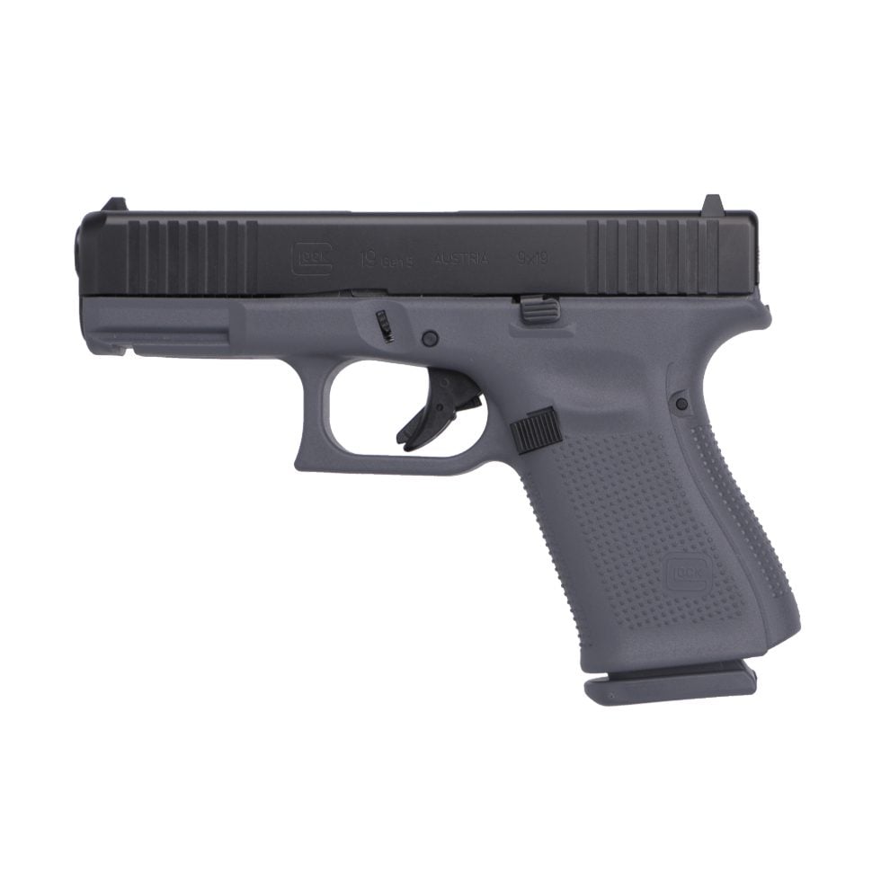 Glock 19 Gen 5 4.02" 15-Round 9mm Pistol, Gray