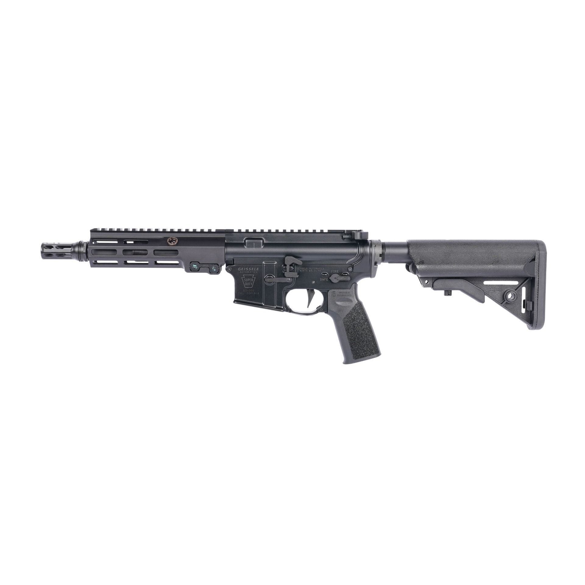 Geissele Automatics Super Duty Mod 1 SBR 8" 300BLK, Black - Image 2