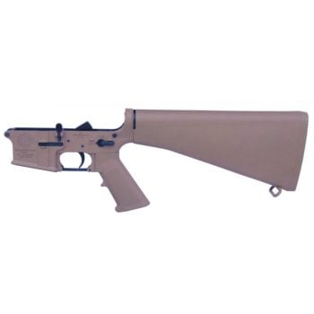 Precision Reflex PRI Complete A2 Lower Receiver Assembly, FDE
