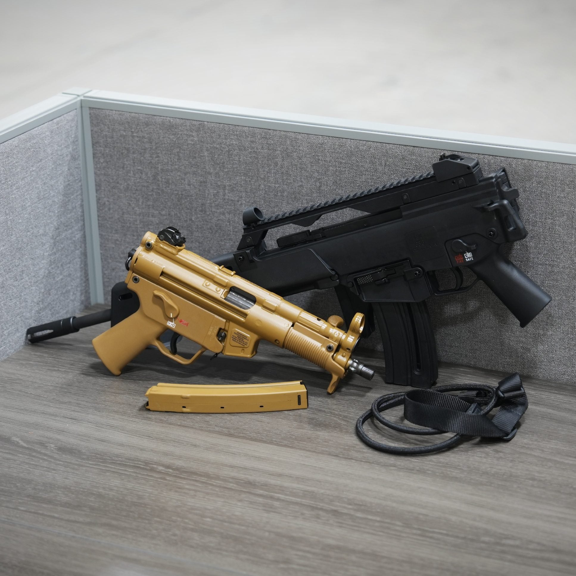 Heckler & Koch SP5K-PDW 5.83" 9mm Pistol, RAL8000 & G36 .22 Rifle Bundle - Image 2