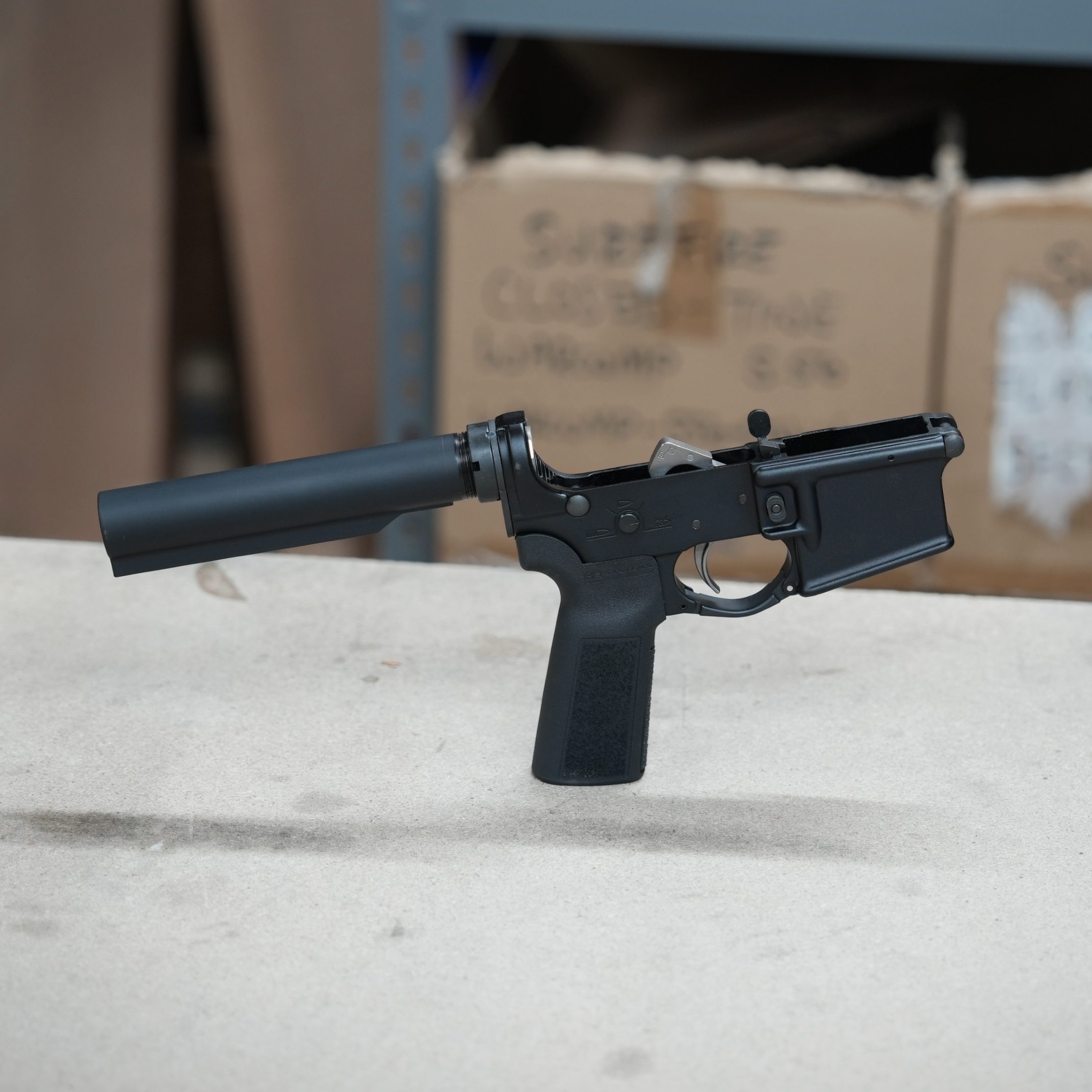 Sons of Liberty Gun Works M4 Pistol Lower -- No Stock - Image 2