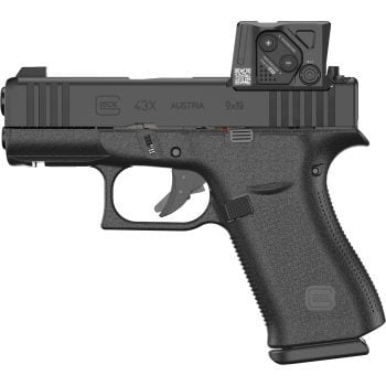 Glock 43X MOS8 3.41" 10-Round 9mm Pistol w/ Aimpoint COA Red Dot Sight