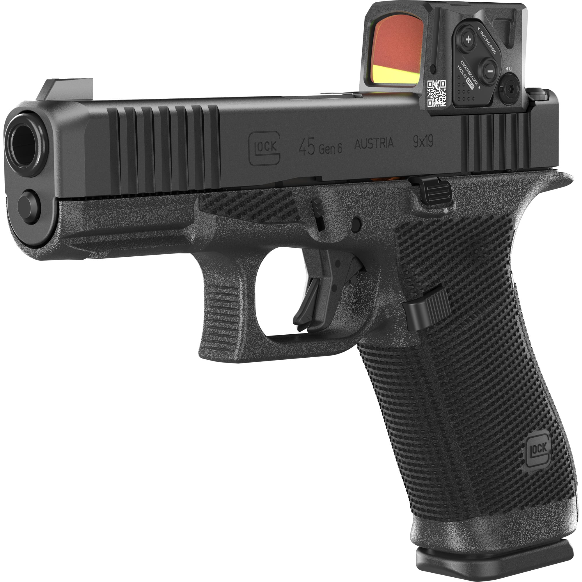 Glock 45 Gen6 4.02" 17-Round 9mm Pistol w/ Aimpoint COA Red Dot Sight - Image 3