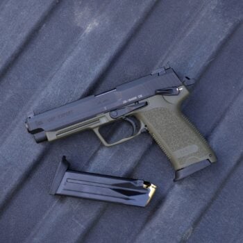 Heckler & Koch HK USP .45 Expert V1 12-Round Pistol, OD Green Frame