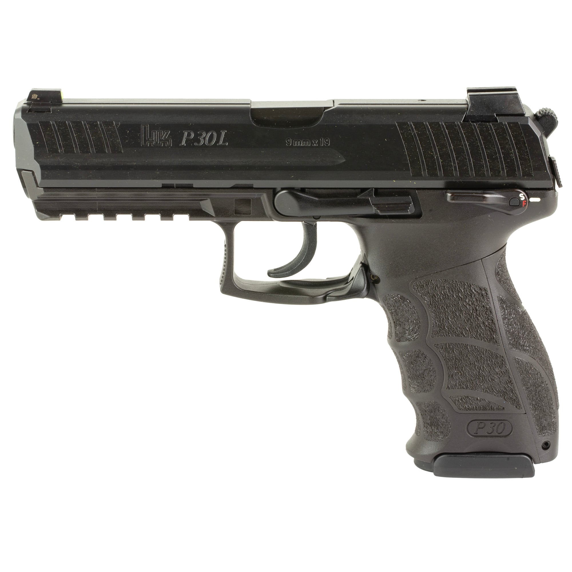 Heckler & Koch HK P30L Safety V3 DA/SA 4.45" 17 & 20-Round 9mm Pistol