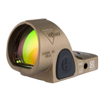 Trijicon SRO, Adjustable LED Red Dot Sight, 2.5MOA, Coyote Brown
