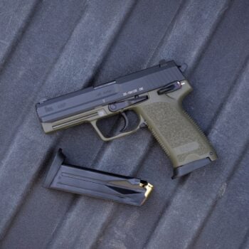 Heckler & Koch HK USP .45 V1 12-Round Pistol, OD Green Frame