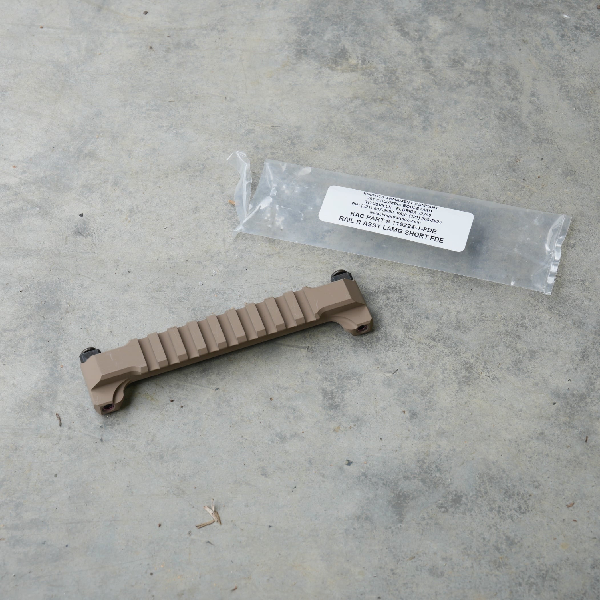 Knight's Armament LAMG Optic Riser, Short, FDE - Image 2