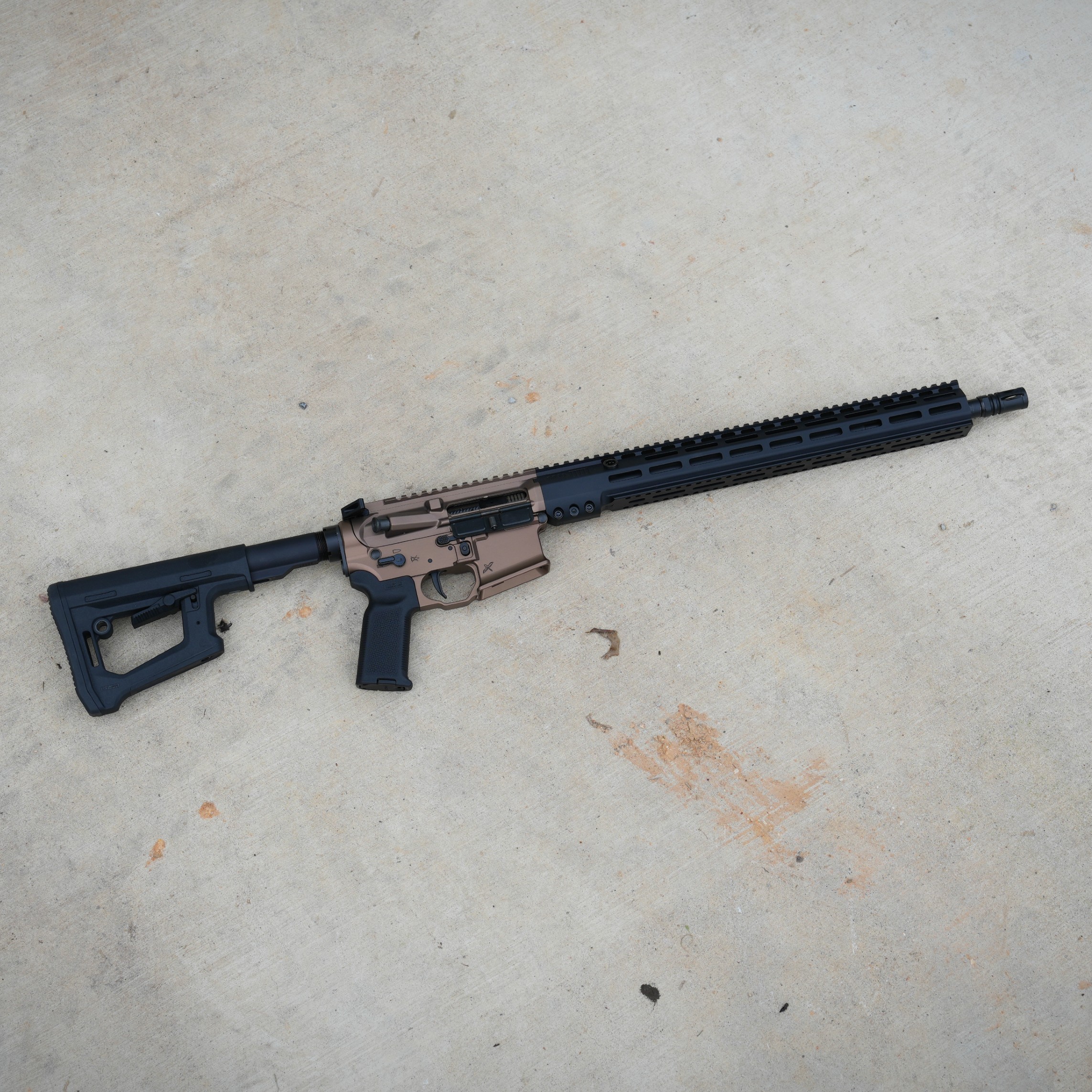 Sons of Liberty Gun Works LRF Broadsword 14.5" Pinned .223 Wylde SPR ARCA Rifle, FDE - Image 2