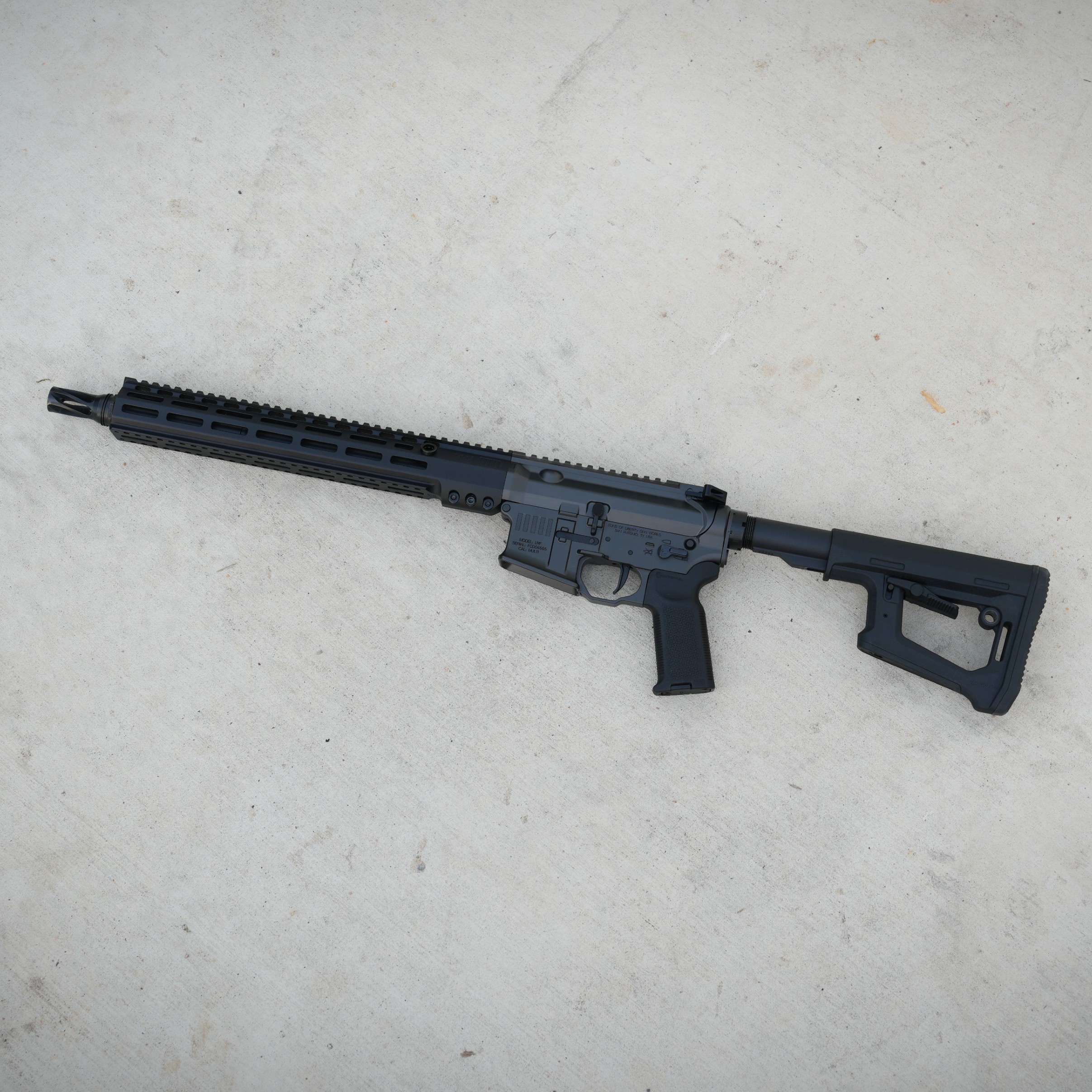 Sons of Liberty Gun Works LRF Broadsword 14.5" Pinned .223 Wylde SPR ARCA Rifle, Gray