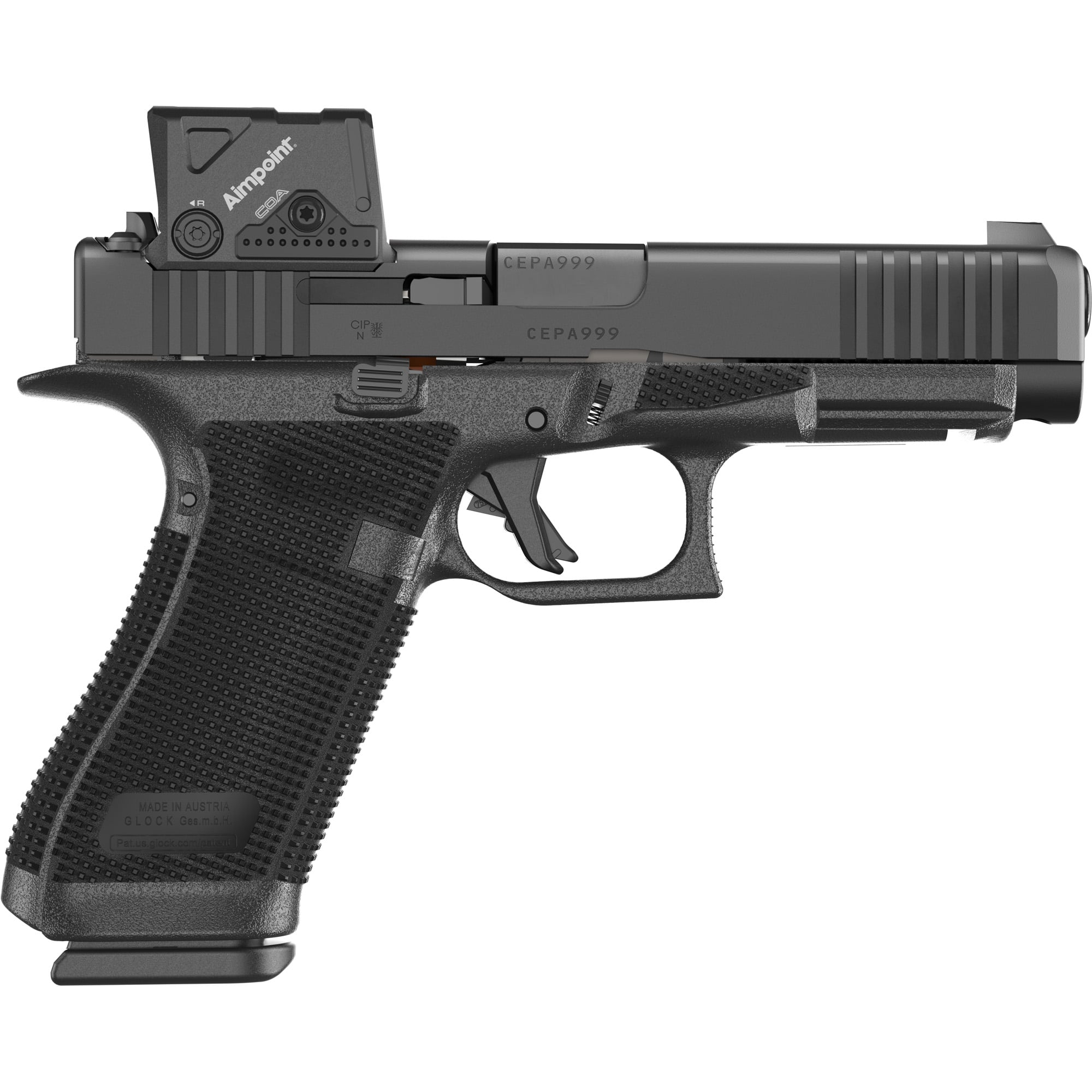 Glock 17 Gen6 4.49" 10-Round 9mm Pistol w/ Aimpoint COA Red Dot Sight - Image 2