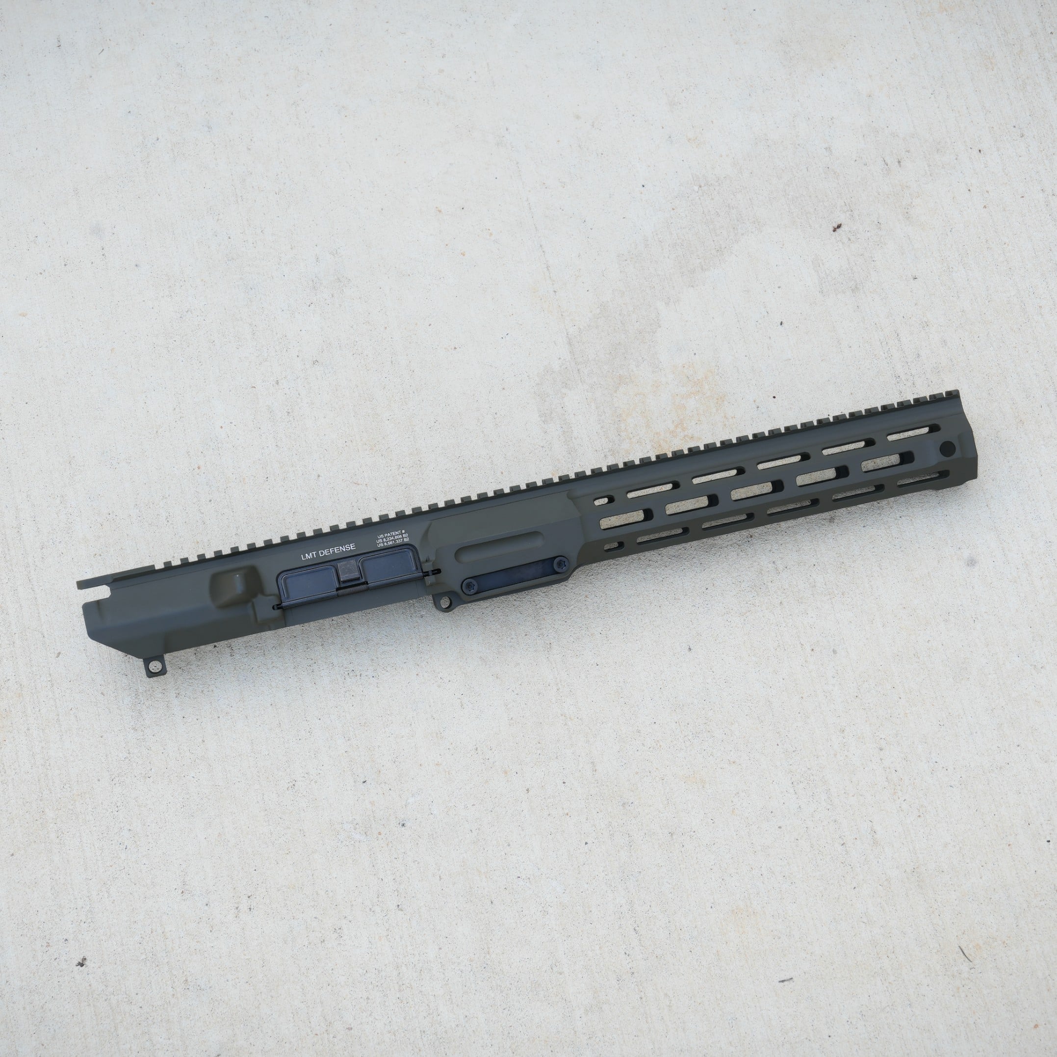LMT MWS MRP-H MLOK 12.5" Upper Receiver Chassis, OD Green Cerakote