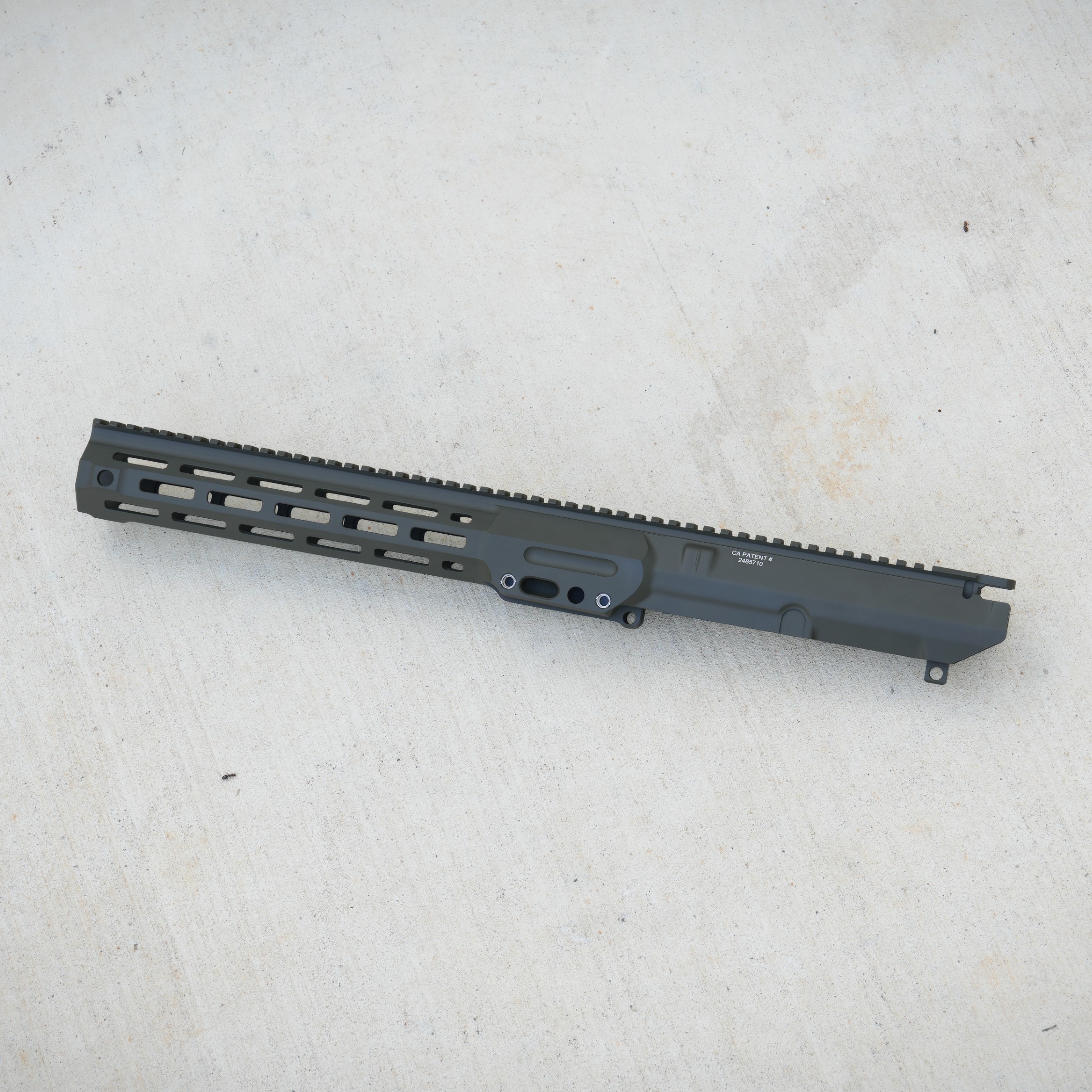 LMT MWS MRP-H MLOK 12.5" Upper Receiver Chassis, OD Green Cerakote - Image 2
