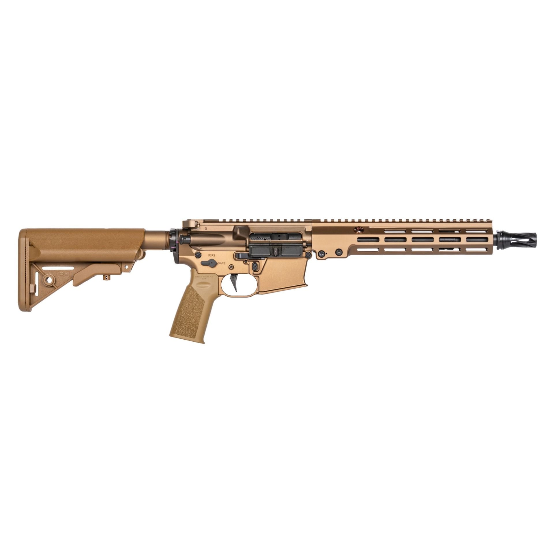 Geissele Automatics Super Duty Mod 1A Ambidextrous SBR 11.5" 5.56, Desert Dirt Color