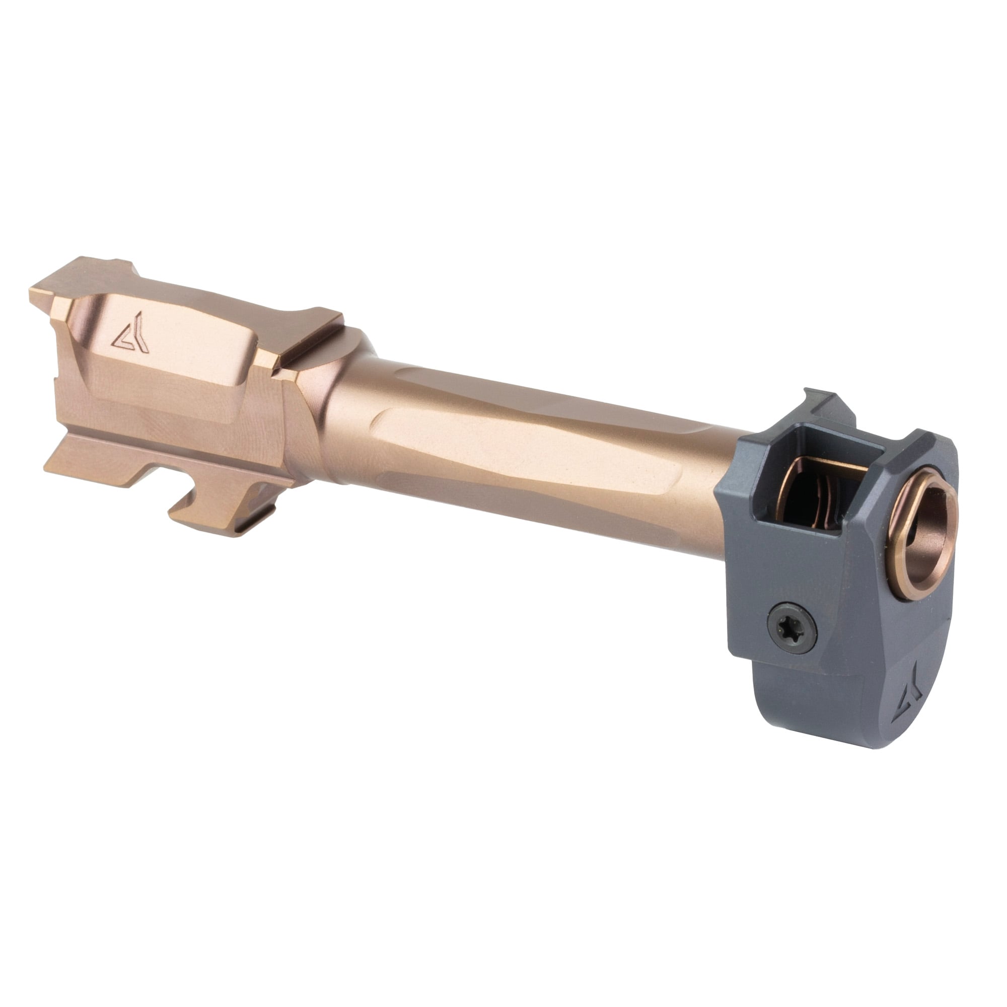 Radian Afterburner & Ramjet Micro Glock Compensator for Glock 43X, Bronze - Image 2