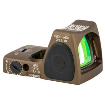 Trijicon RMR Type 2, Adjustable LED Red Dot Sight, 3.25MOA, Coyote