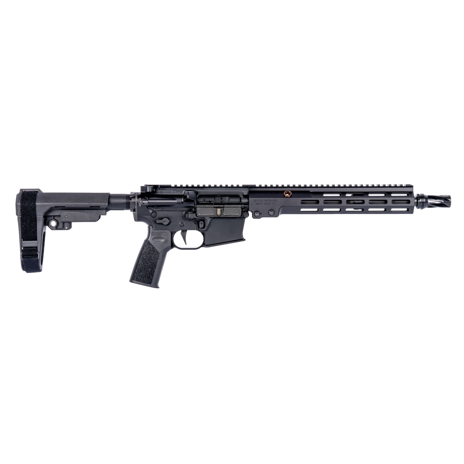 Geissele Automatics Super Duty Mod 1A Ambidextrous Pistol 12.5" 5.56, Black