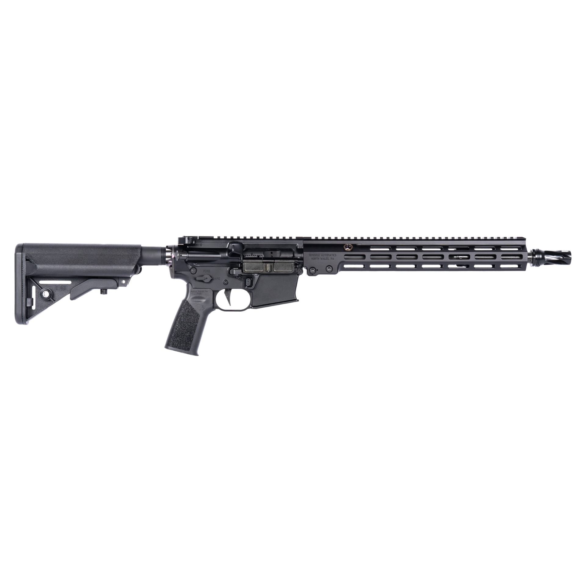 Geissele Automatics Super Duty Mod 1A Ambidextrous Pinned 14.5" 5.56, Black